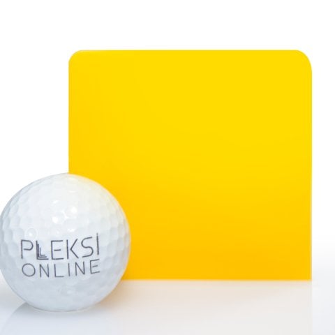 2.8mm Hardal Sarısı Renkli Pleksi Levha