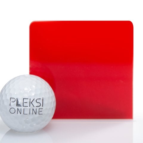 2.8mm Kırmızı Renkli Pleksi Levha