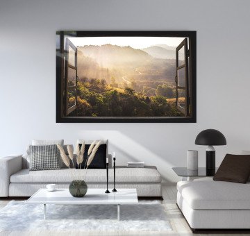Sisli Orman Manzara Pleksi Tablo