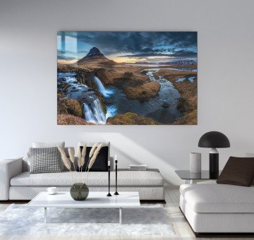 Nehir - Doğa Manzara Pleksi Tablo