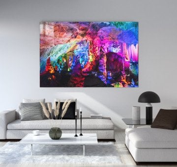 Soyut Temalı Pleksi Tablo