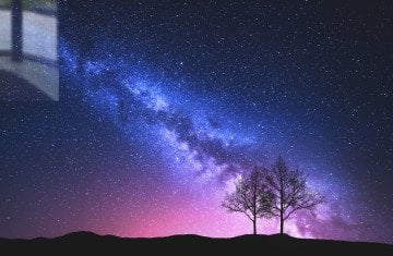 Gökyüzü Temalı Pleksi Tablo