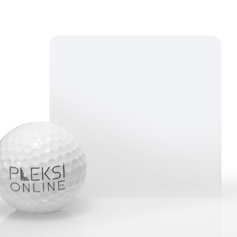 4.8mm Buzlu Beyaz  Pleksi Levha