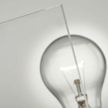 9.8 mm Şeffaf Pleksi Levha