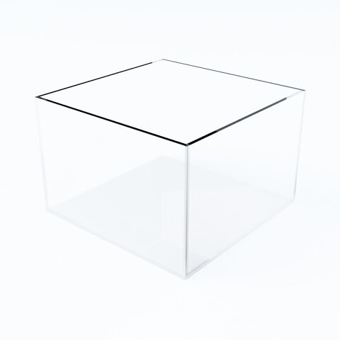 Şeffaf Pleksi Kutu 15x15x10 cm - S