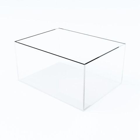 Şeffaf Pleksi Kutu 20x15x10 cm - M