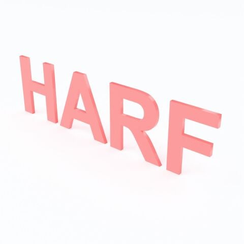 Pleksi Düz Kesim Harf (10 cm, adet)